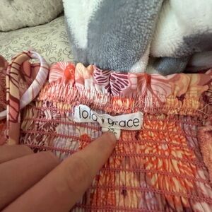 Lola Grace Floral Smocked dress